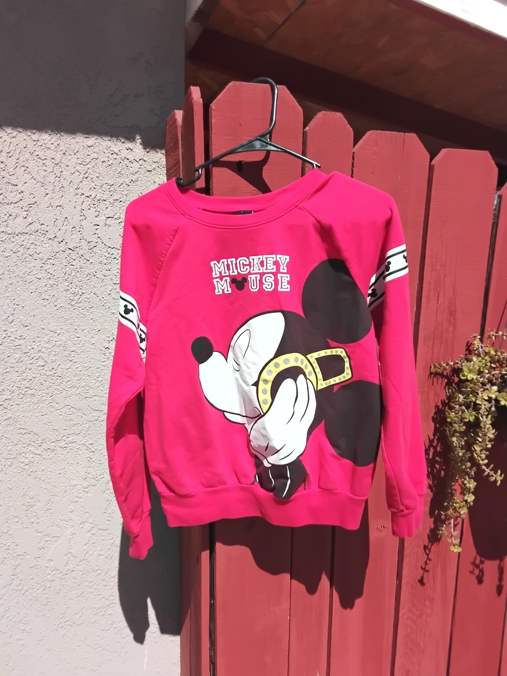 Disney Mickey Mouse Kids Pink Graphic Sweatshirt